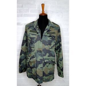 Nordstrom Leith Camo Military Style Jacket Women's‎ Size Small
